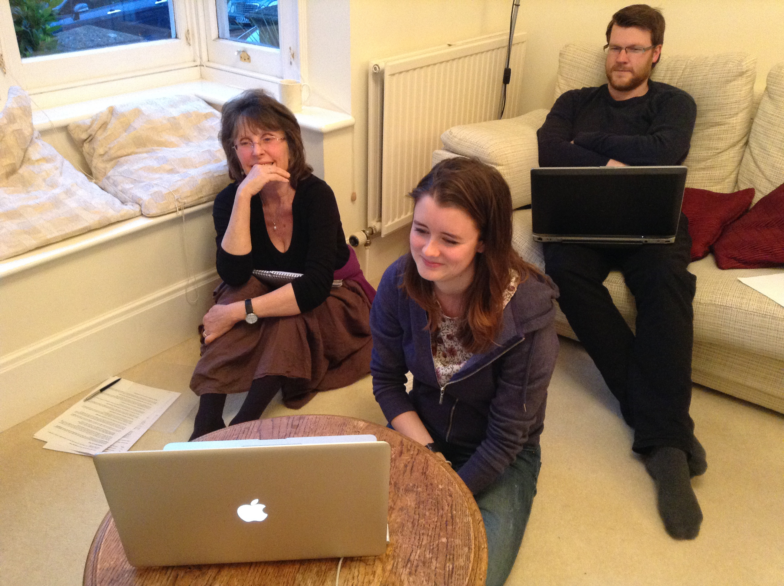 Members of the Communications team at work